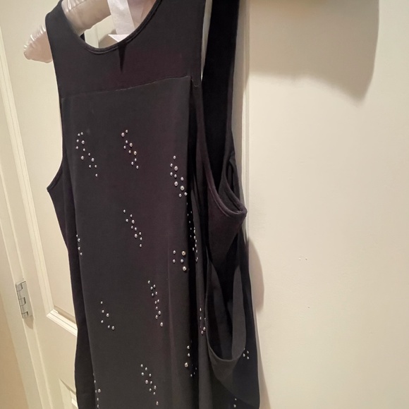 BCBGMAXAZRIA Black Sleeveless Ruched Mini Body Con Dress Size XXS - Picture 7 of 7
